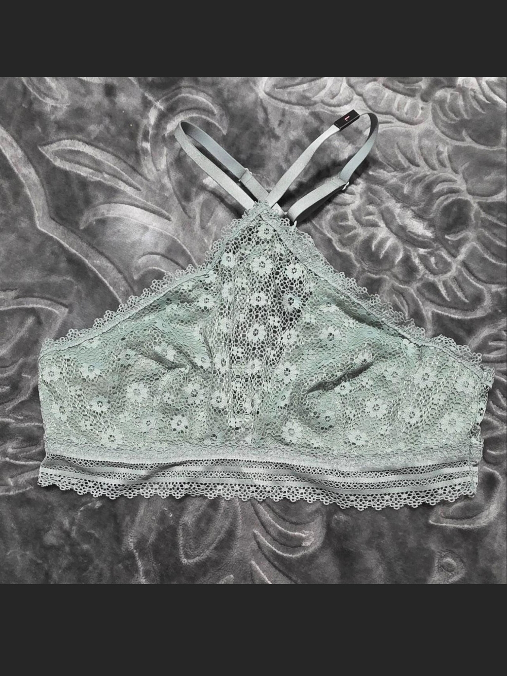 Victoria's Secret Lace Bralette in Light Mint Green
